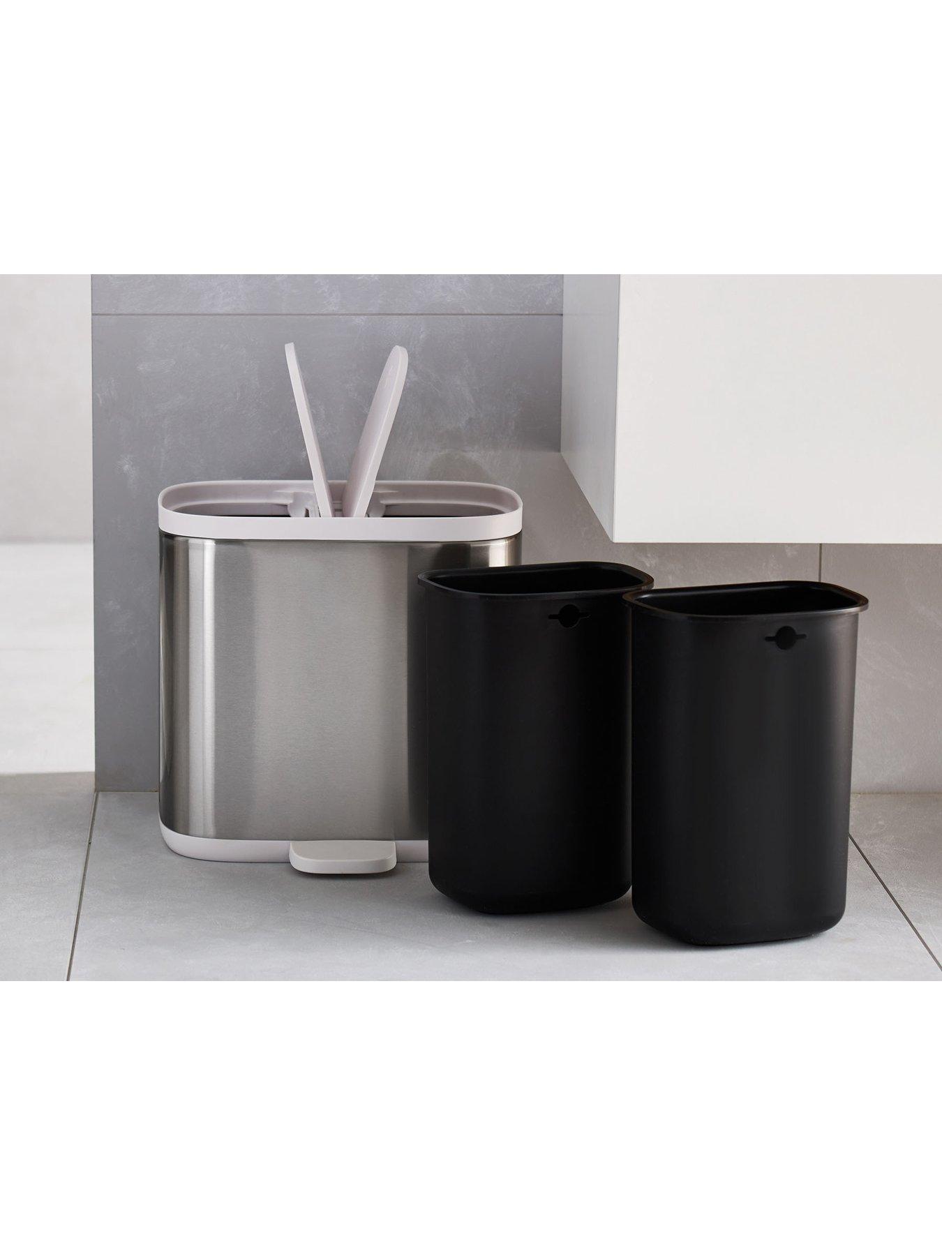 Joseph Joseph Split Steel Recycler Waste Bin Very.co.uk