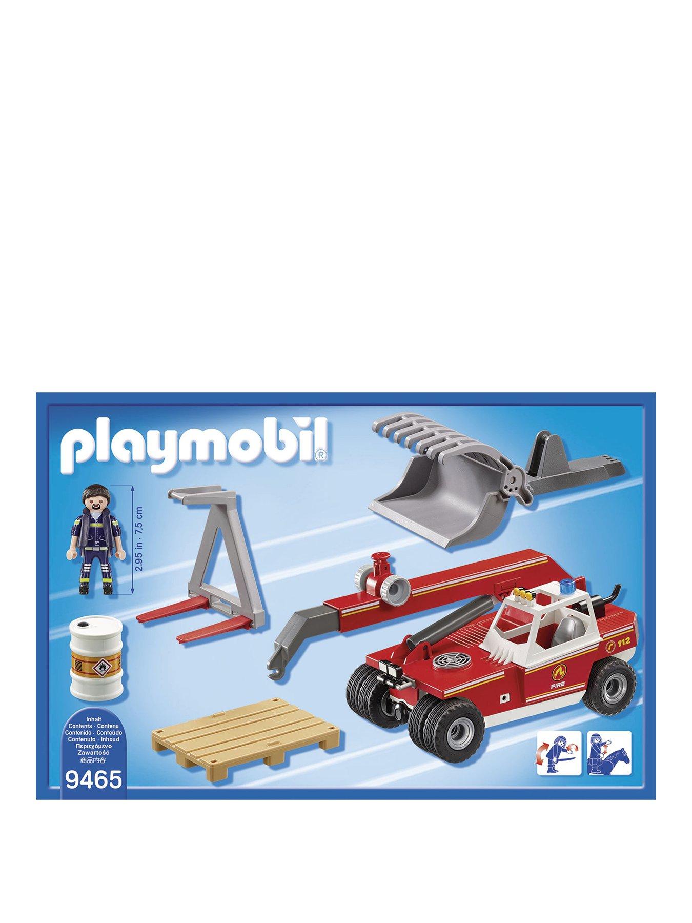 playmobil fire crane