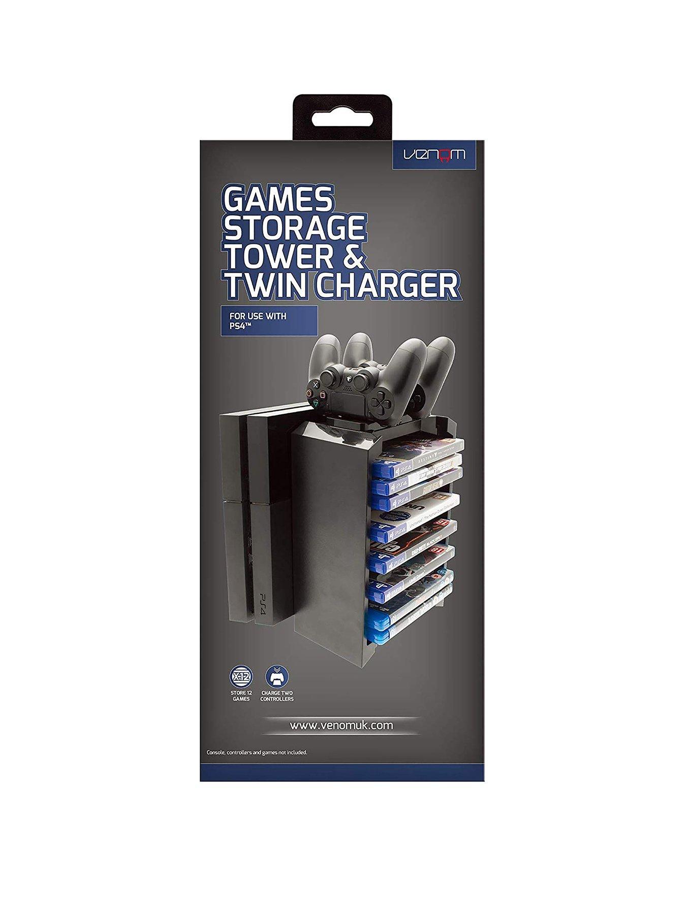 sony official games tower and charging station for ps4