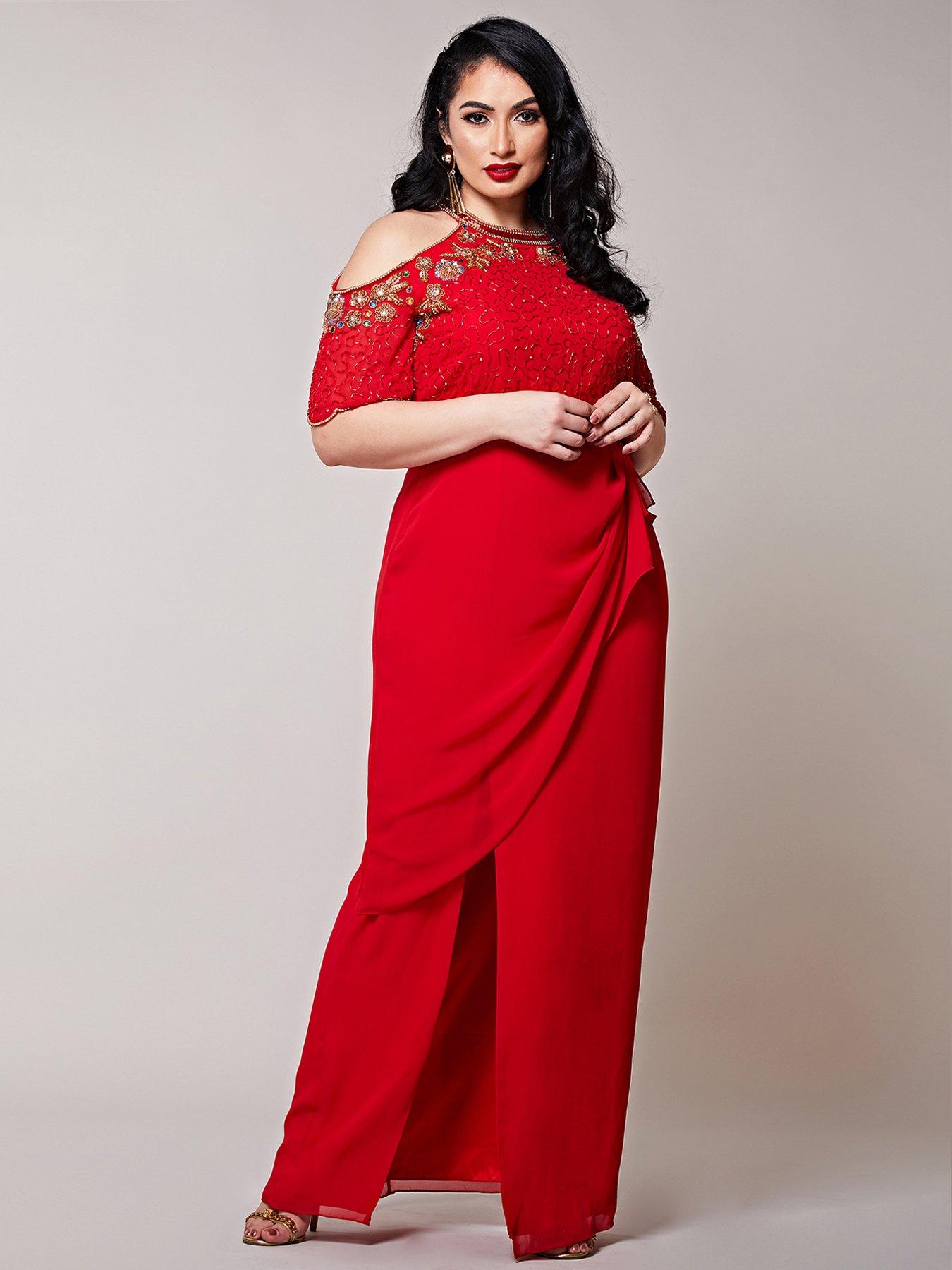 virgos lounge red dress