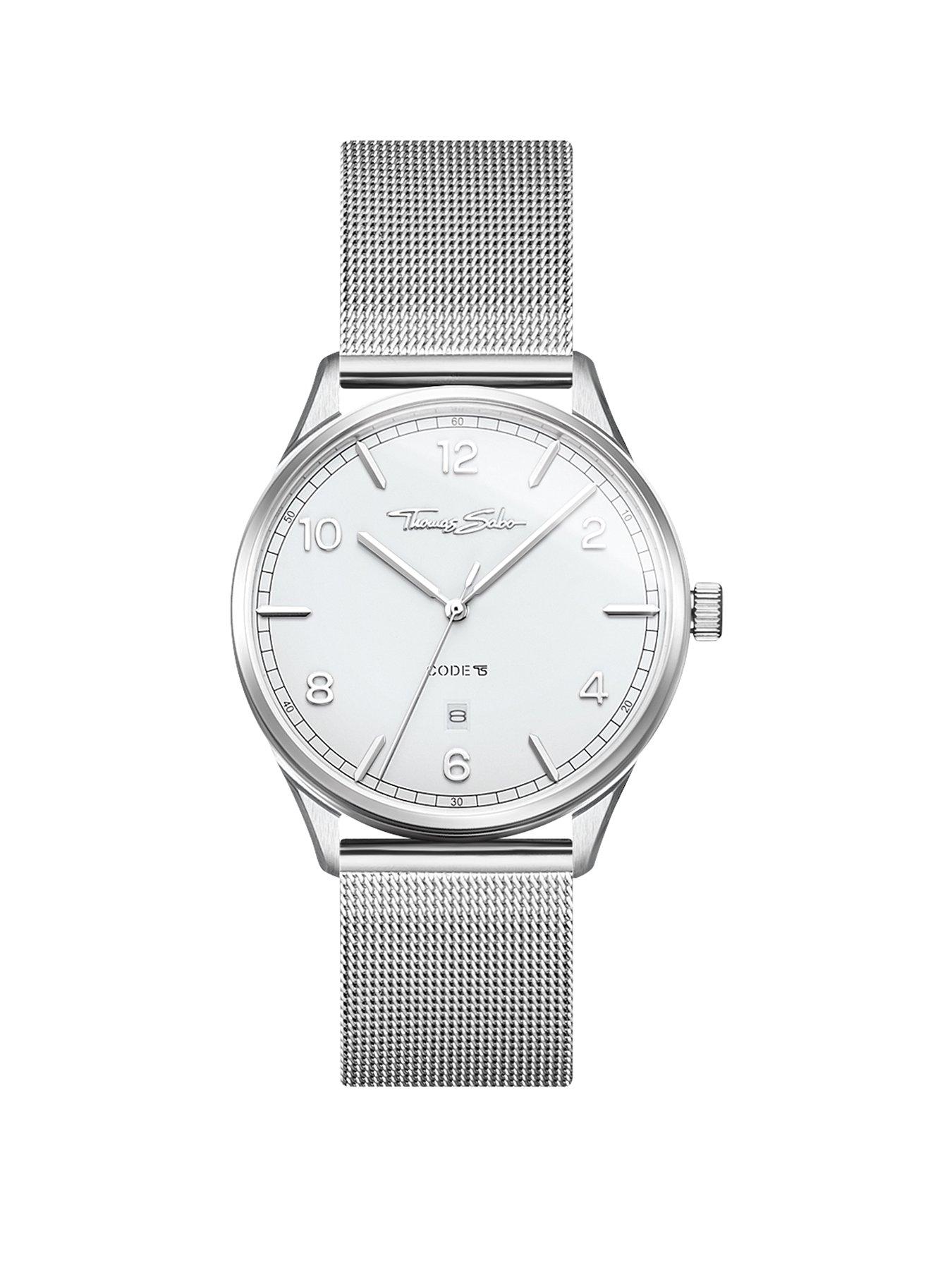 Thomas Sabo Glam And Soul Silver Date Dial Stainless Steel Mesh Strap Watch review