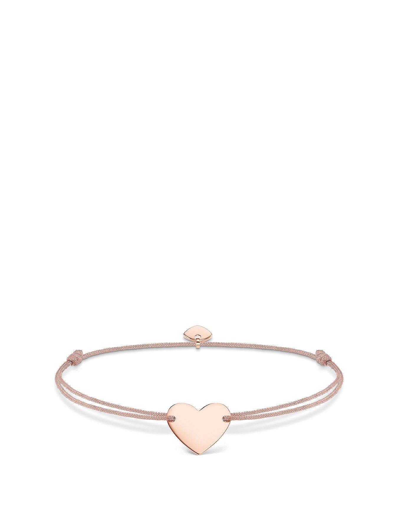 Pink Box Love Between Mother Initial Bangle with Cubic Zirconia Rose Gold Z