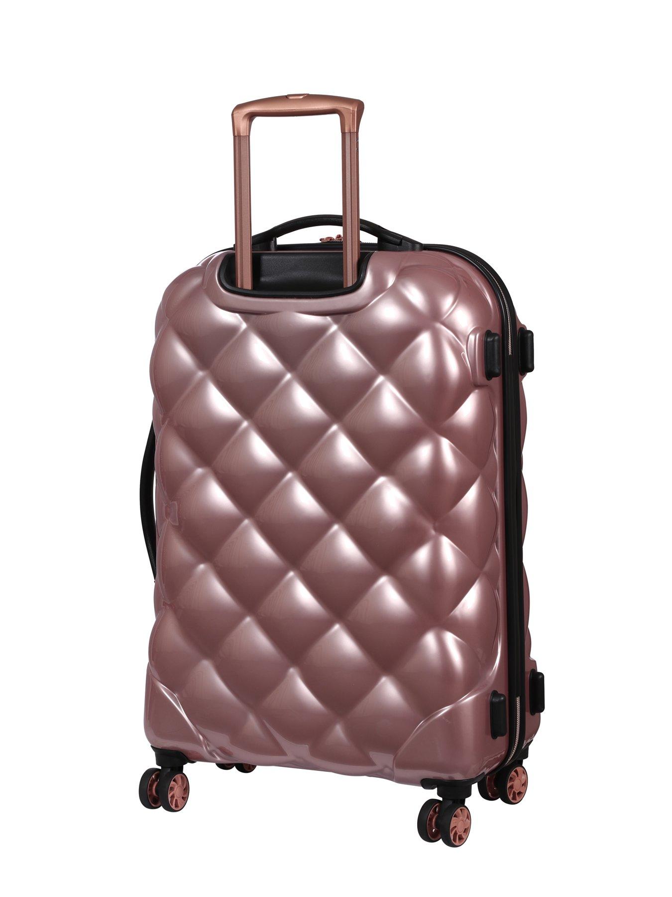 cabin suitcase rose gold