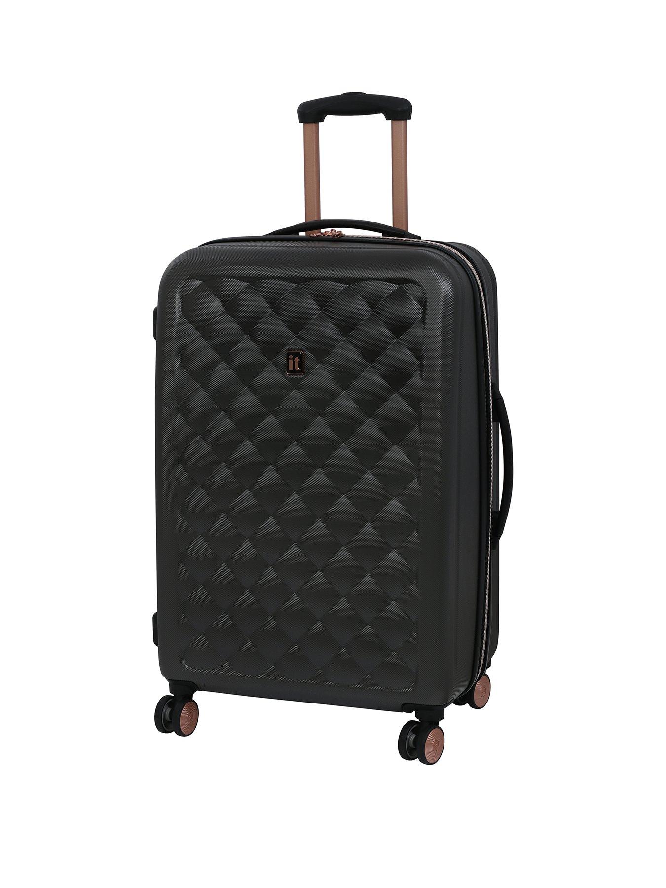 it luggage cushion lux single expander hard shell medium case