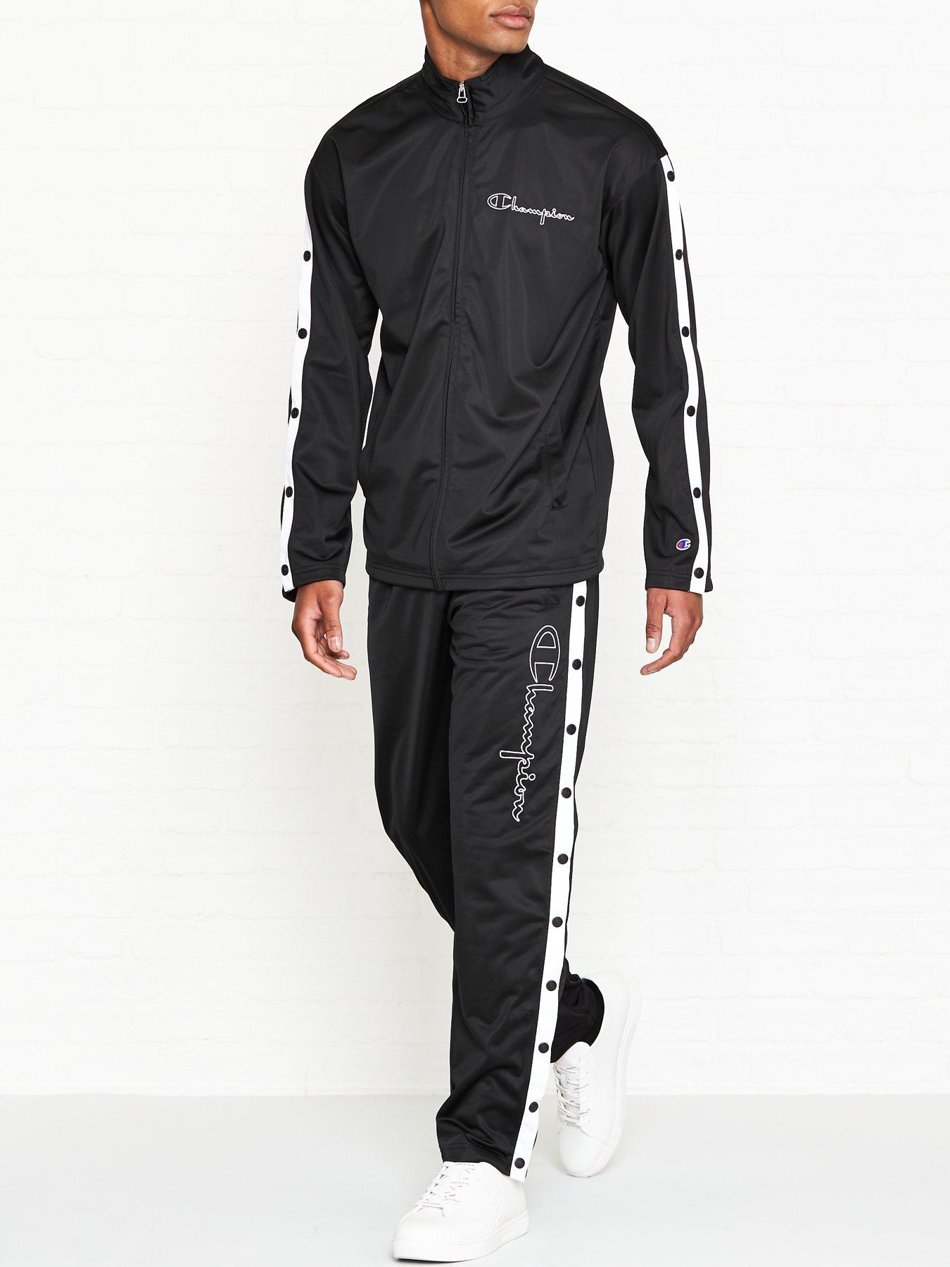 black champion jogging suit