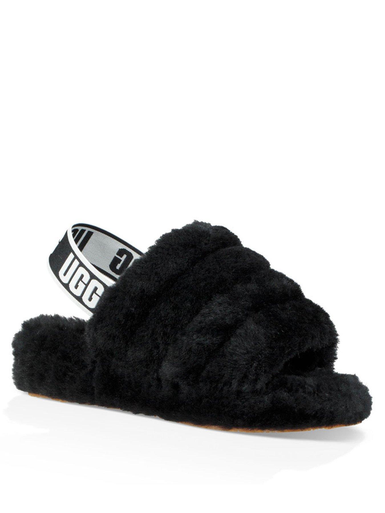 ugg sliders fluffy