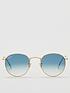 ray-ban-0rb3447nnbspblue-lens-round-sunglassesoutfit