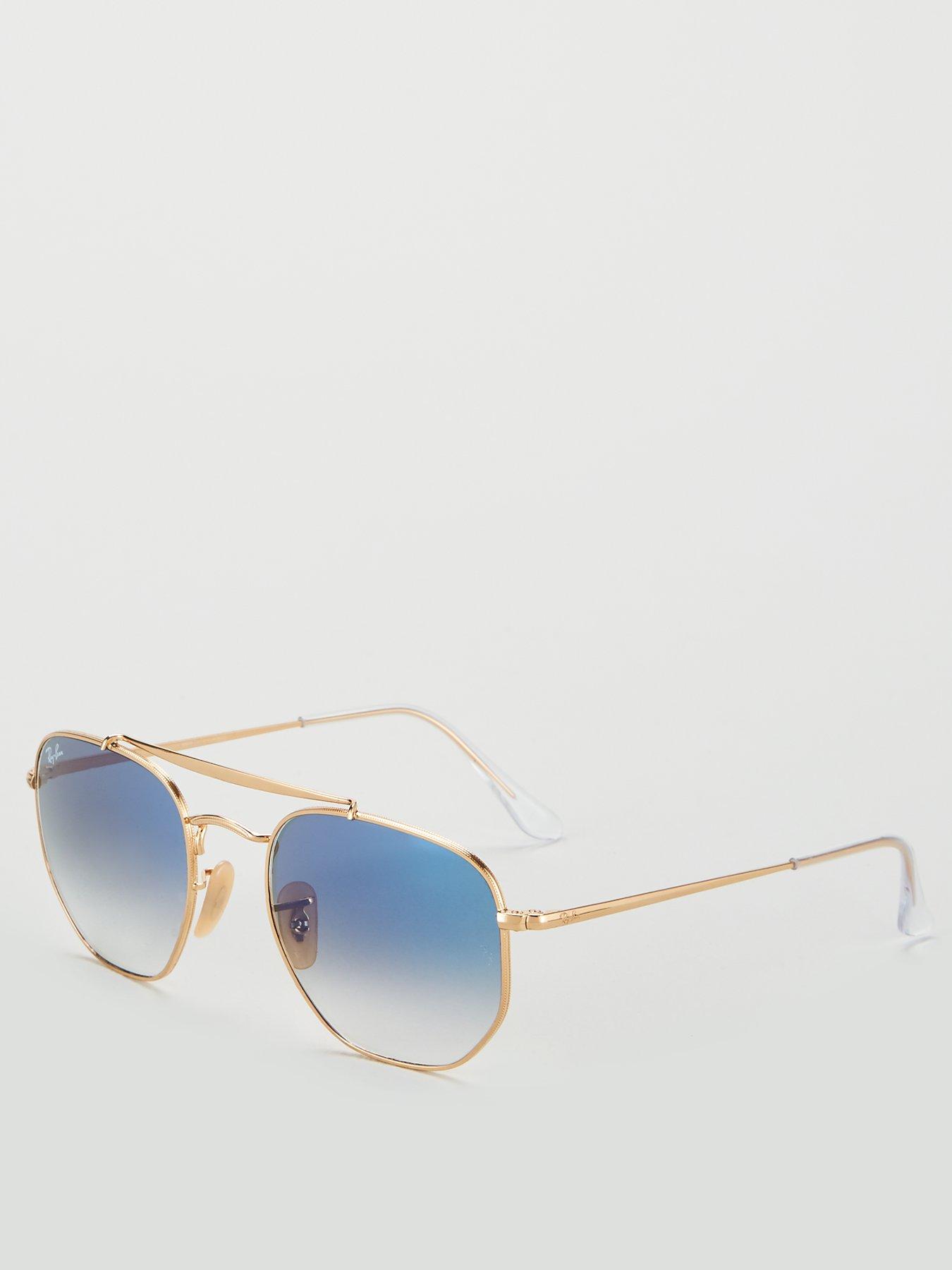 Ray-Ban 0Rb3648 Blue Lens Hexagonal Sunglasses review