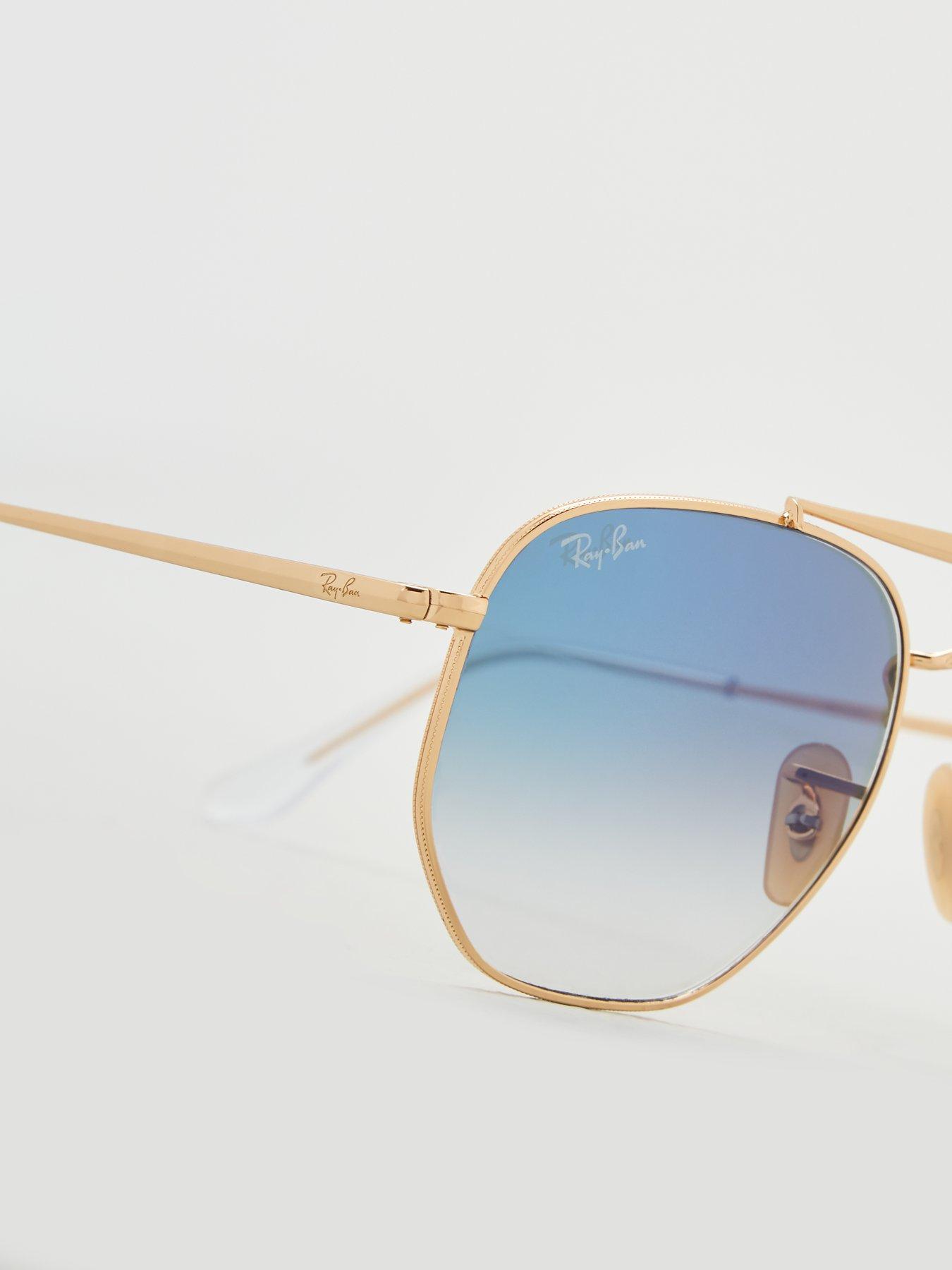 blue lens ray ban sunglasses