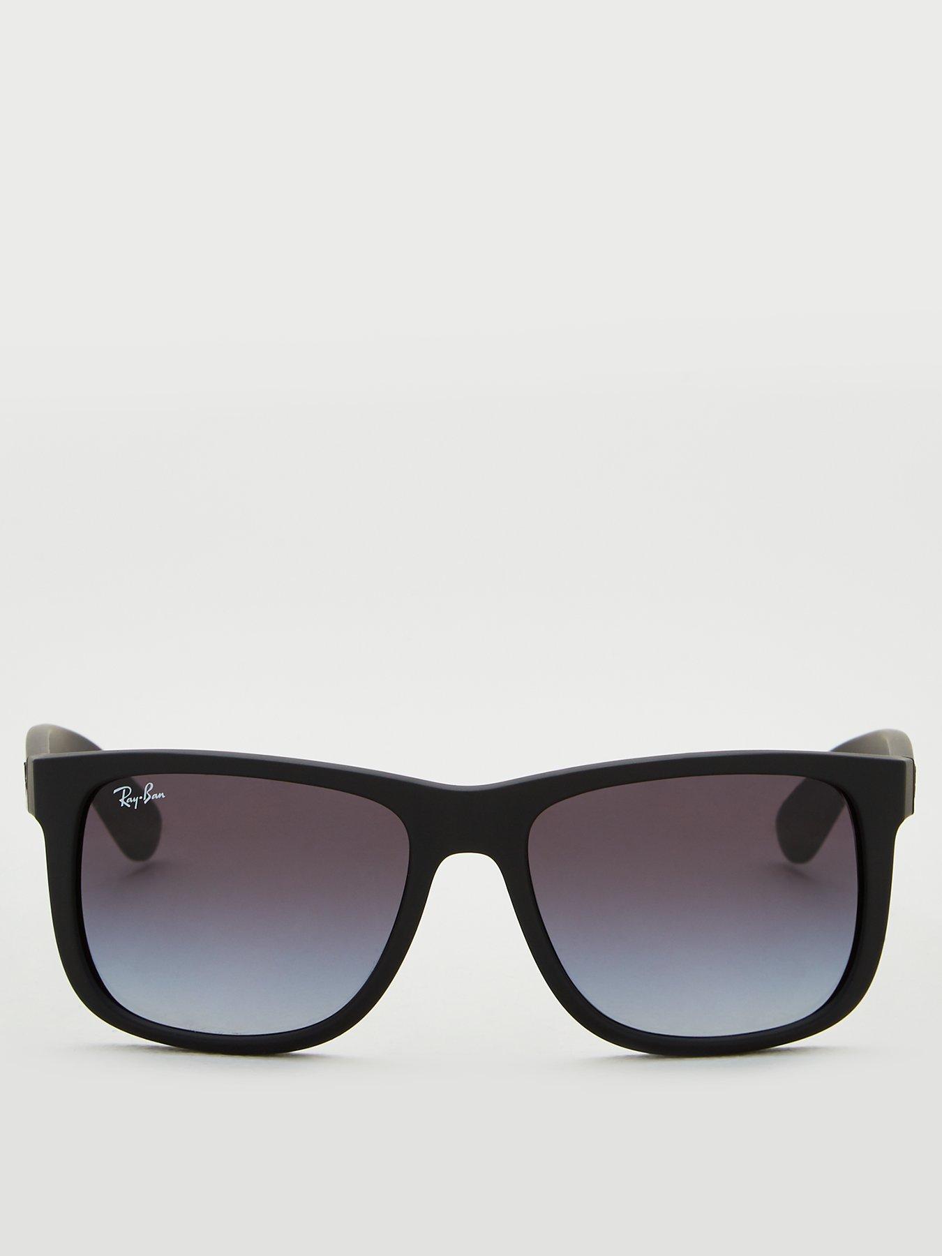 Image 3 of 4 of Ray-Ban Wayfarer Justin Classic Sunglasses - Black