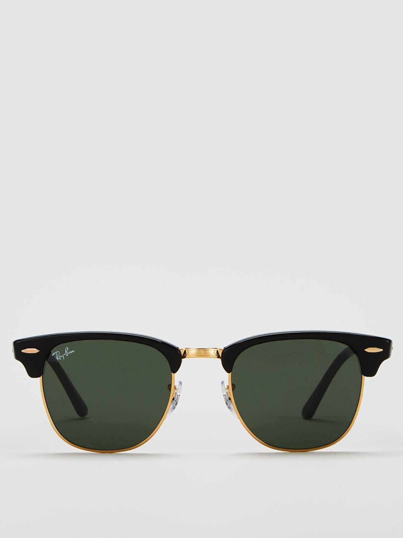 Black and gold 2025 ray ban sunglasses