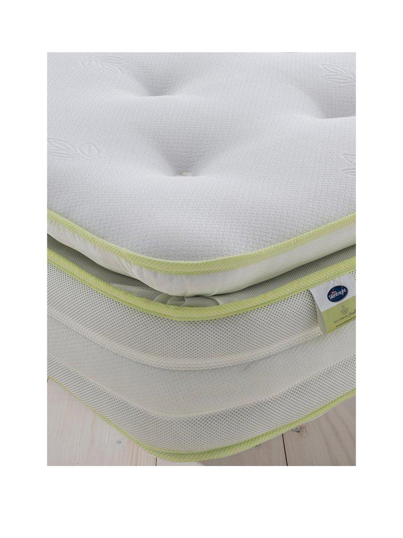 Product photograph of Silentnight Comfort Breathe 1400 Tufted Pillowtop Mattress - Firm from very.co.uk