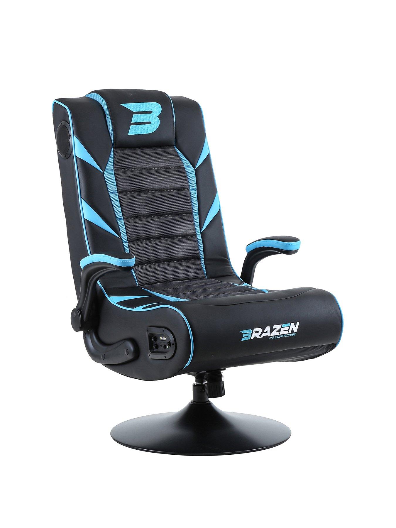 BraZen Panther Elite Gaming Chair - Blue for Multi Format and Universal