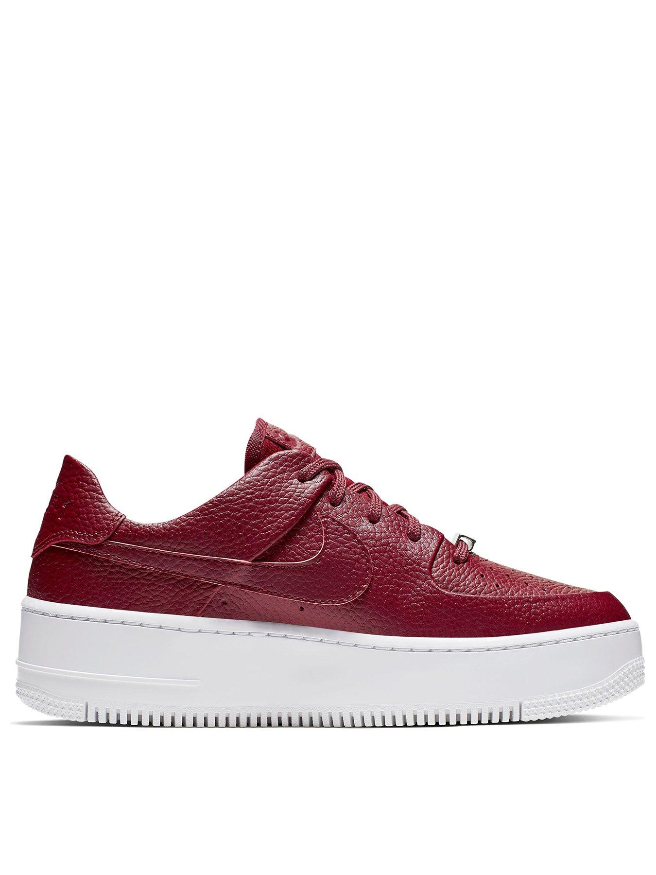 nike air force burgundy