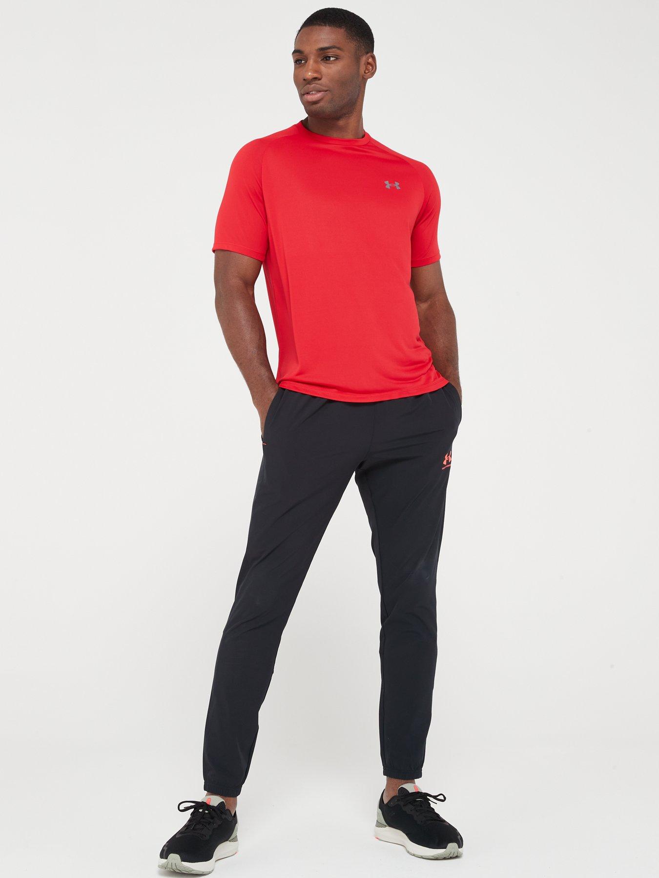 Image 3 of 5 of UNDER ARMOUR Tech 2.0 Short Sleeve T-Shirt - Red/Grey