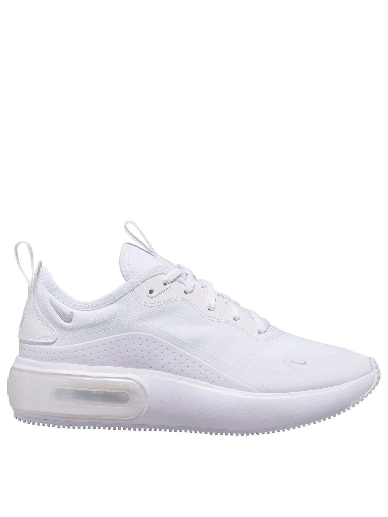 nike white premium dia trainers