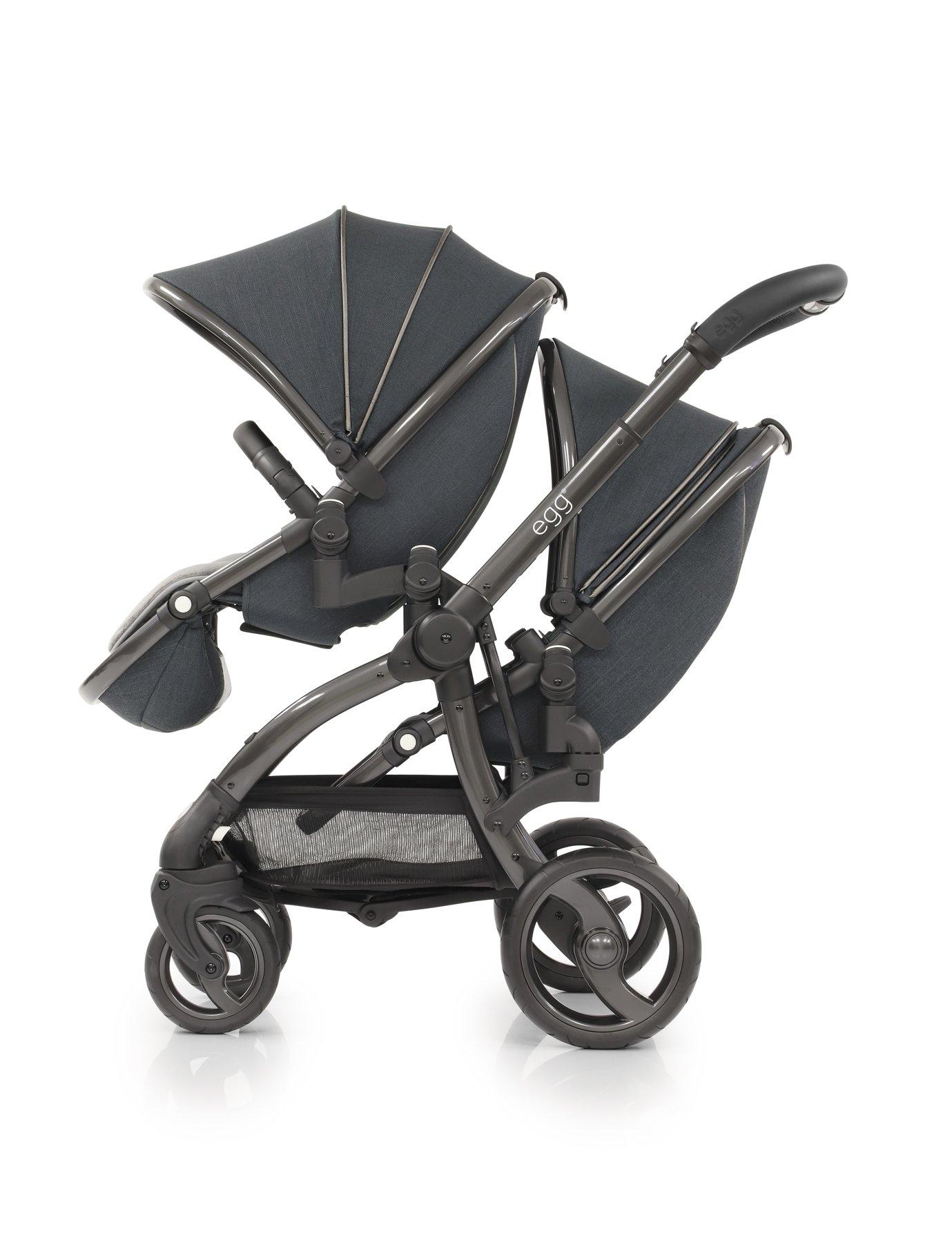 egg stroller carbon grey