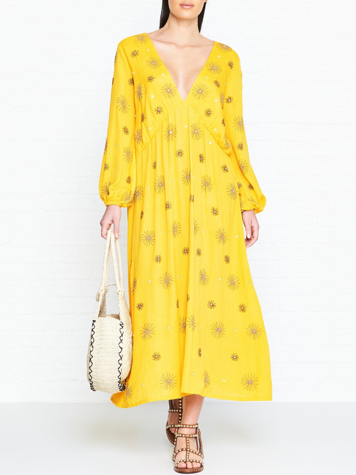 sun yellow dress