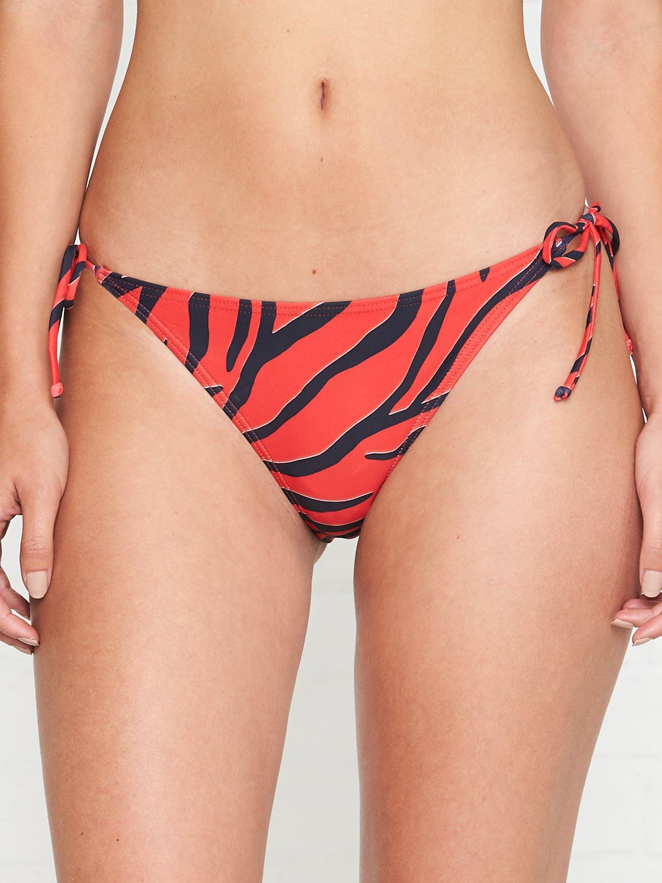 Gestuz Zebra Tie Bikini Bottoms review