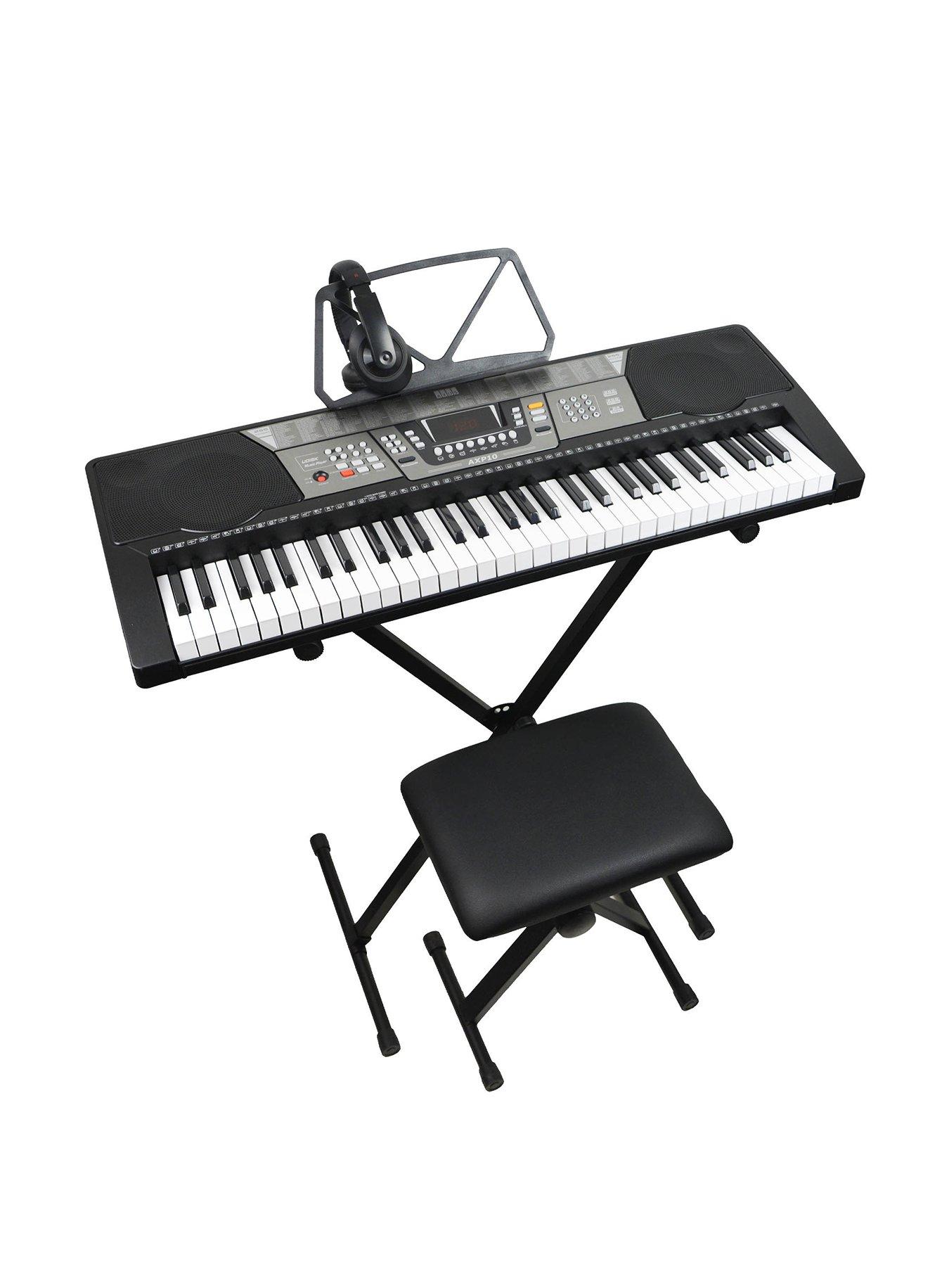 Axus AXP10 Keyboard Starter Pack with Free Online Music Lessons