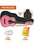  image of 3rd-avenue-12-size-kids-classical-guitar-beginner-bundle-6-months-free-lessons-pink