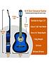  image of 3rd-avenue-full-size-classical-guitar-pack-blueburst-with-free-online-music-lessons