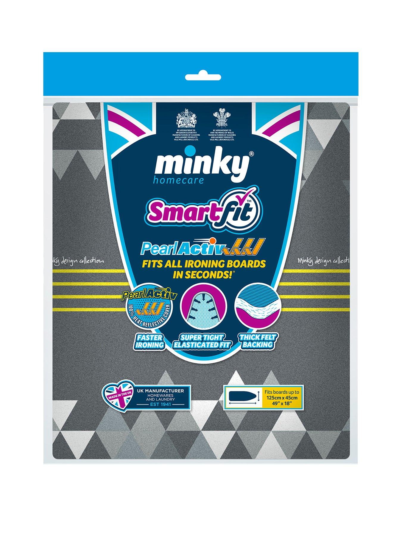 Product photograph of Minky Smartfit Pearlactiv Replacement Ironing Board Cover from very.co.uk