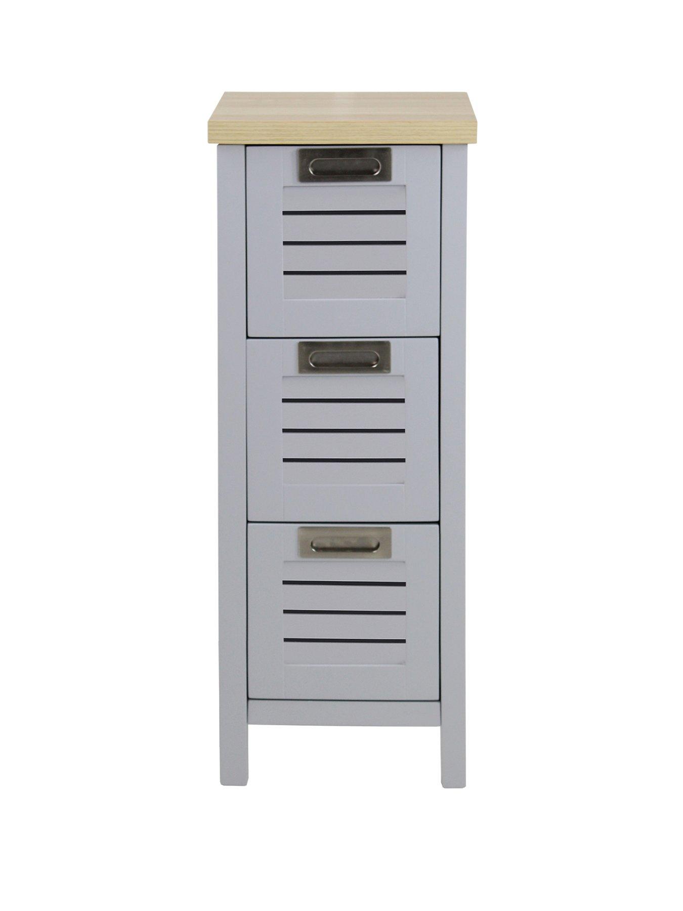 Lloyd Pascal Boston 3 Drawer Bathroom Storage Unit Very Co Uk