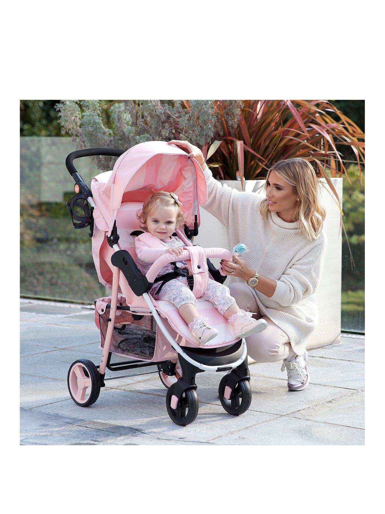 My Babiie MB30 Billie Faiers Pushchair - Pink Stripes