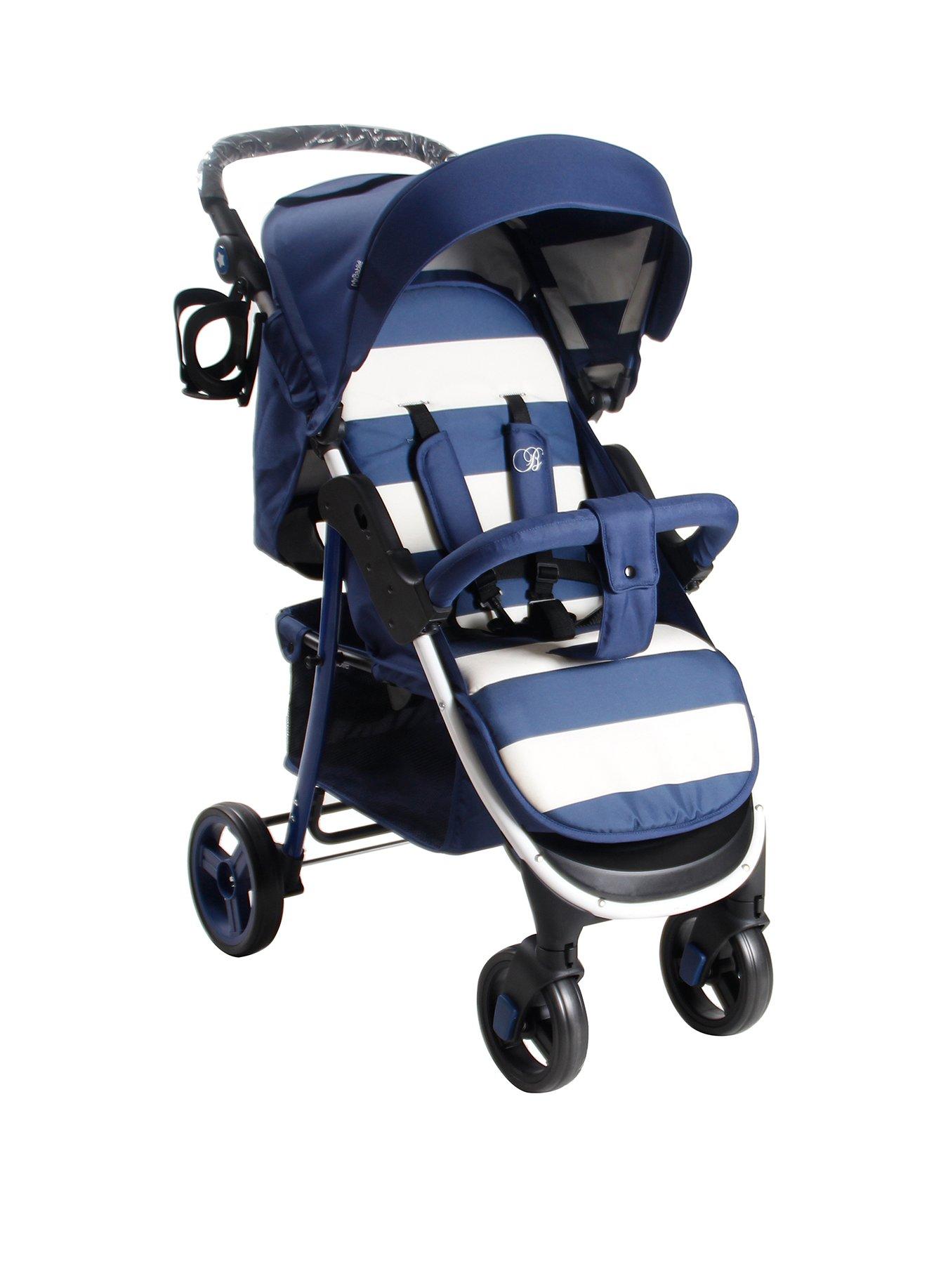 My Babiie Billie Faiers MB30 Blue Stripes Pushchair very