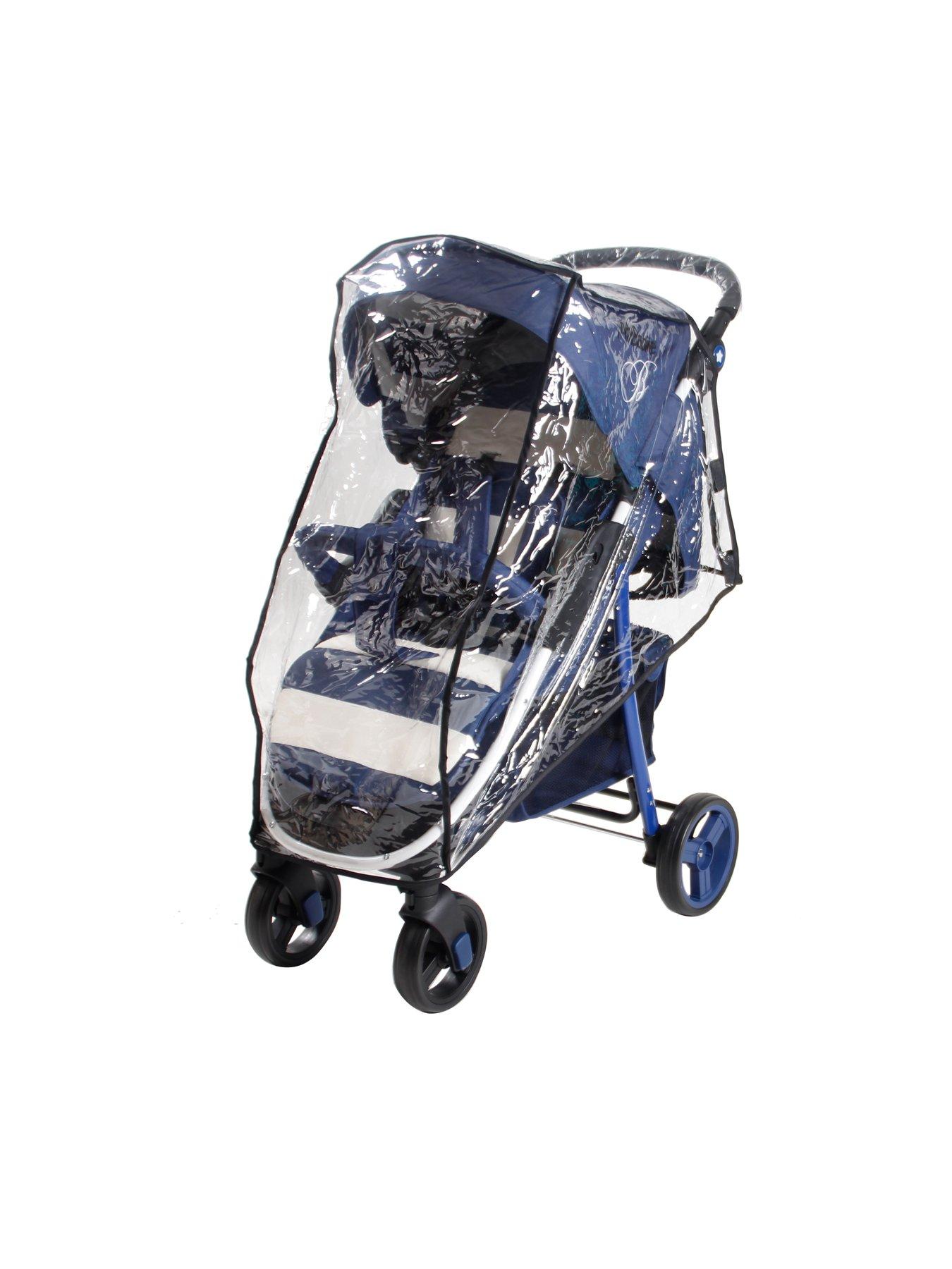 billie faiers blue stripe stroller