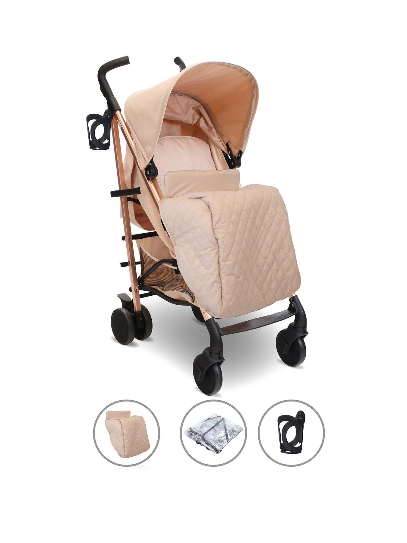 My Babiie MB51 Plus Stroller - Rose Gold Blush