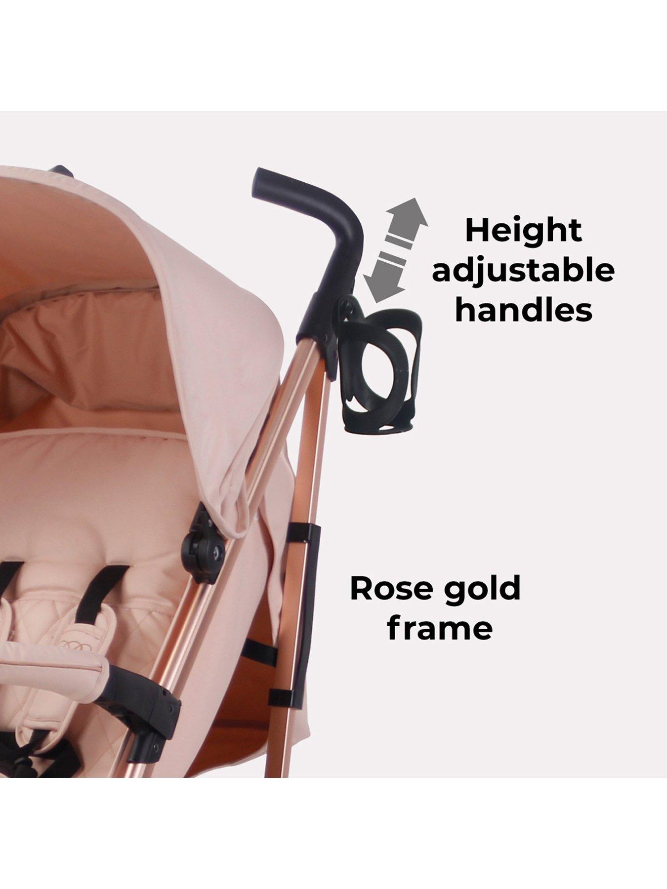 My Babiie MB51 Plus Stroller Rose Gold Blush Very