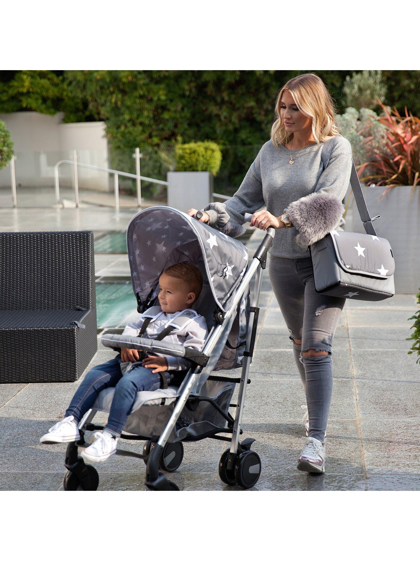 grey star pram