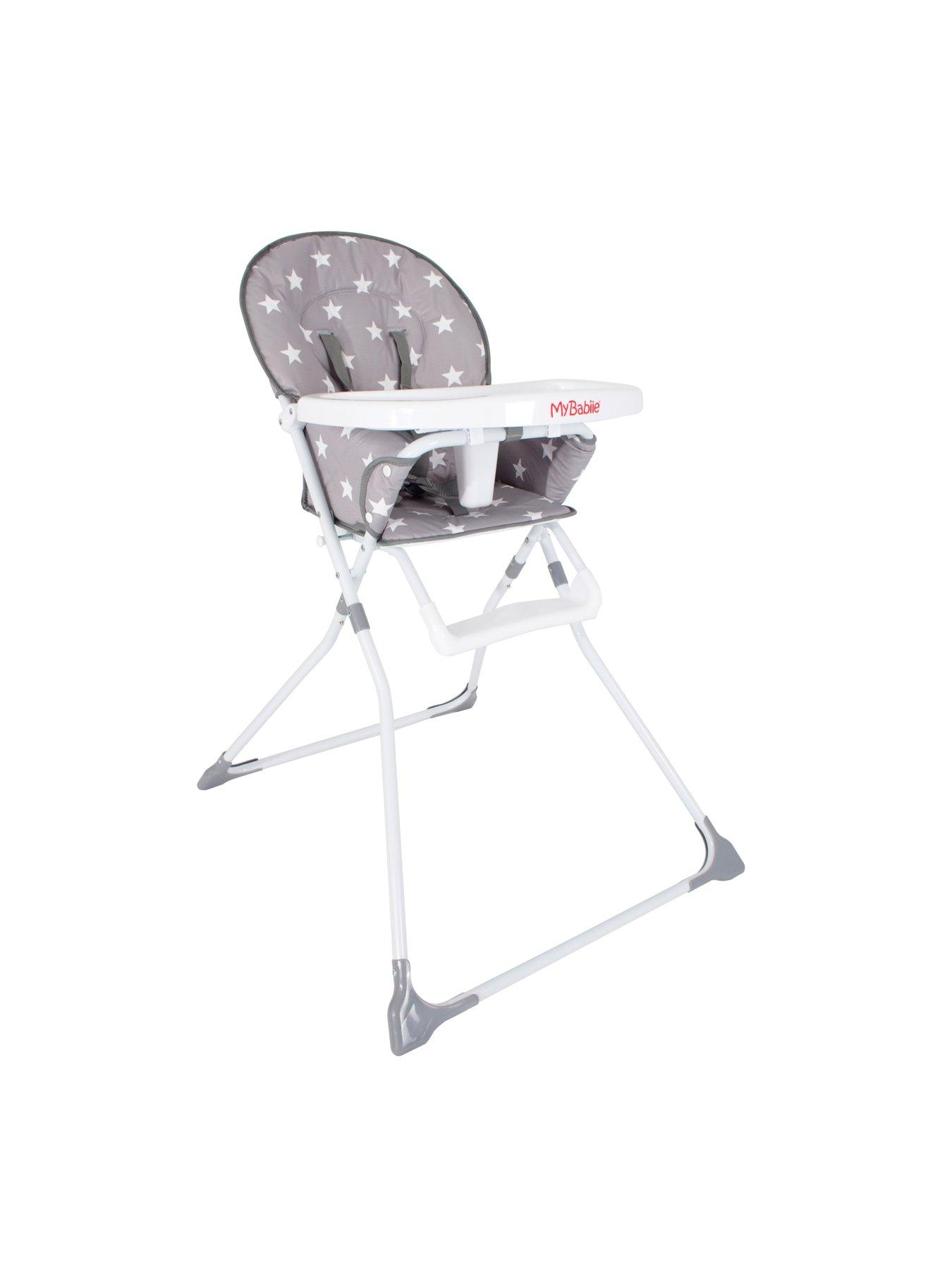grey star high chair