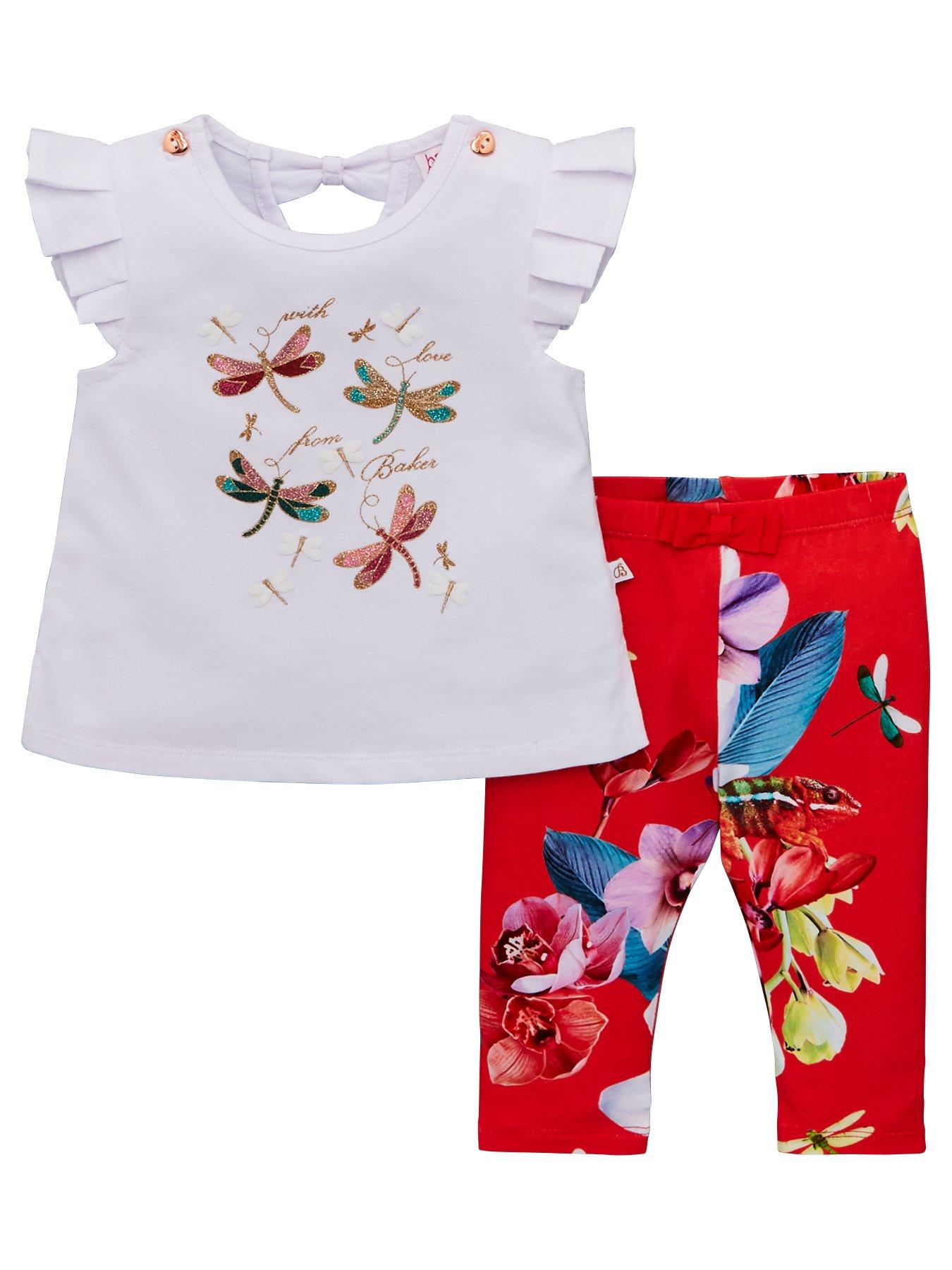 Bottoms Inventive Next Floral Top Age 9-12 Months