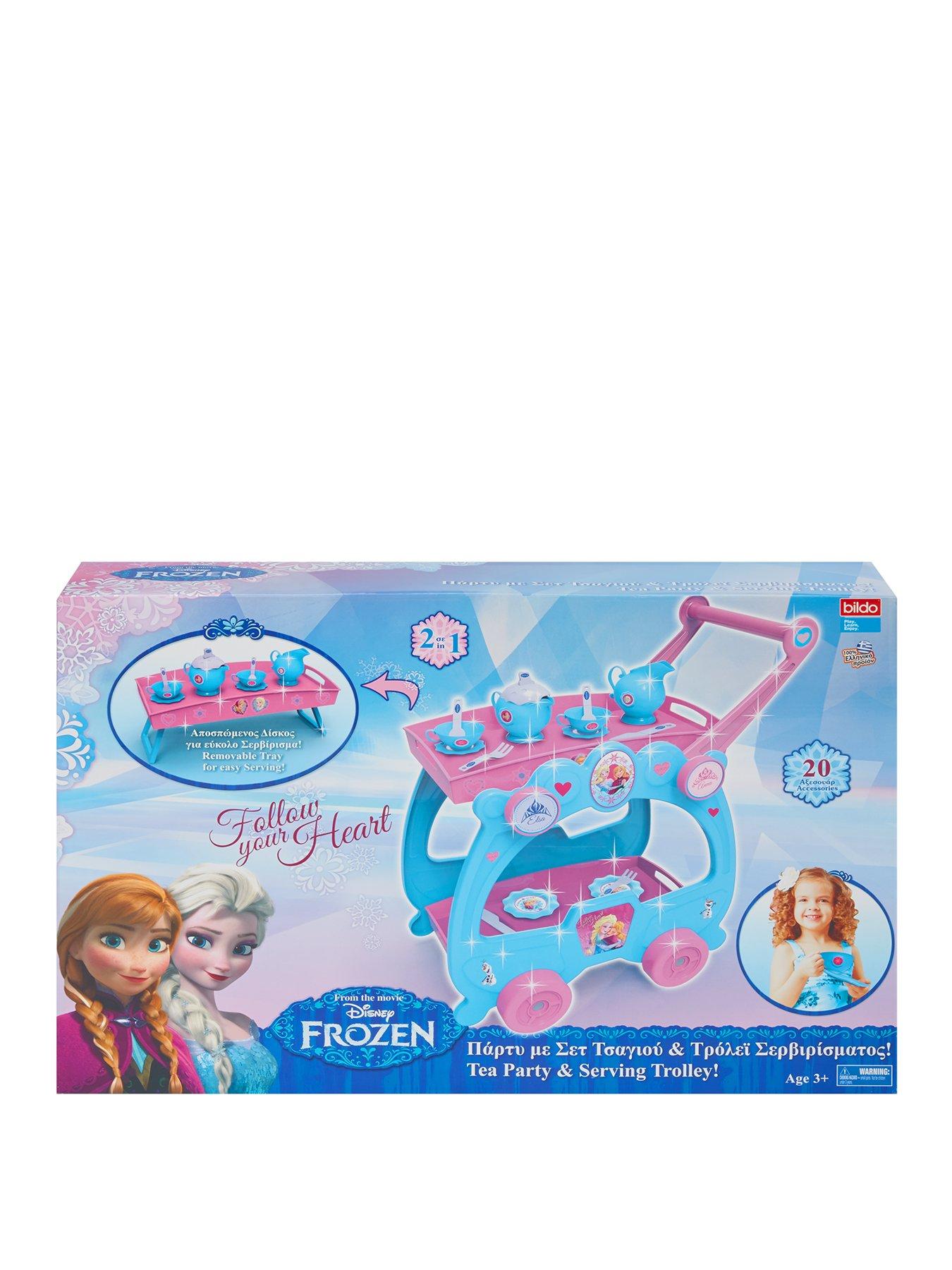 disney frozen tea trolley set