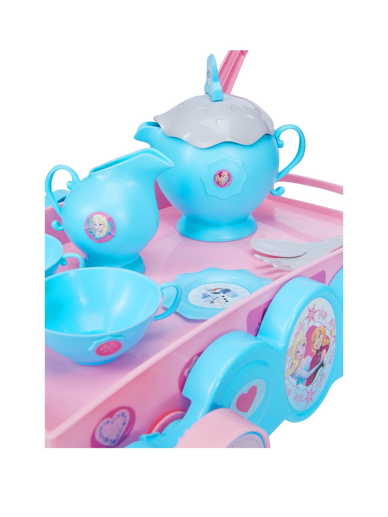 disney frozen tea trolley set