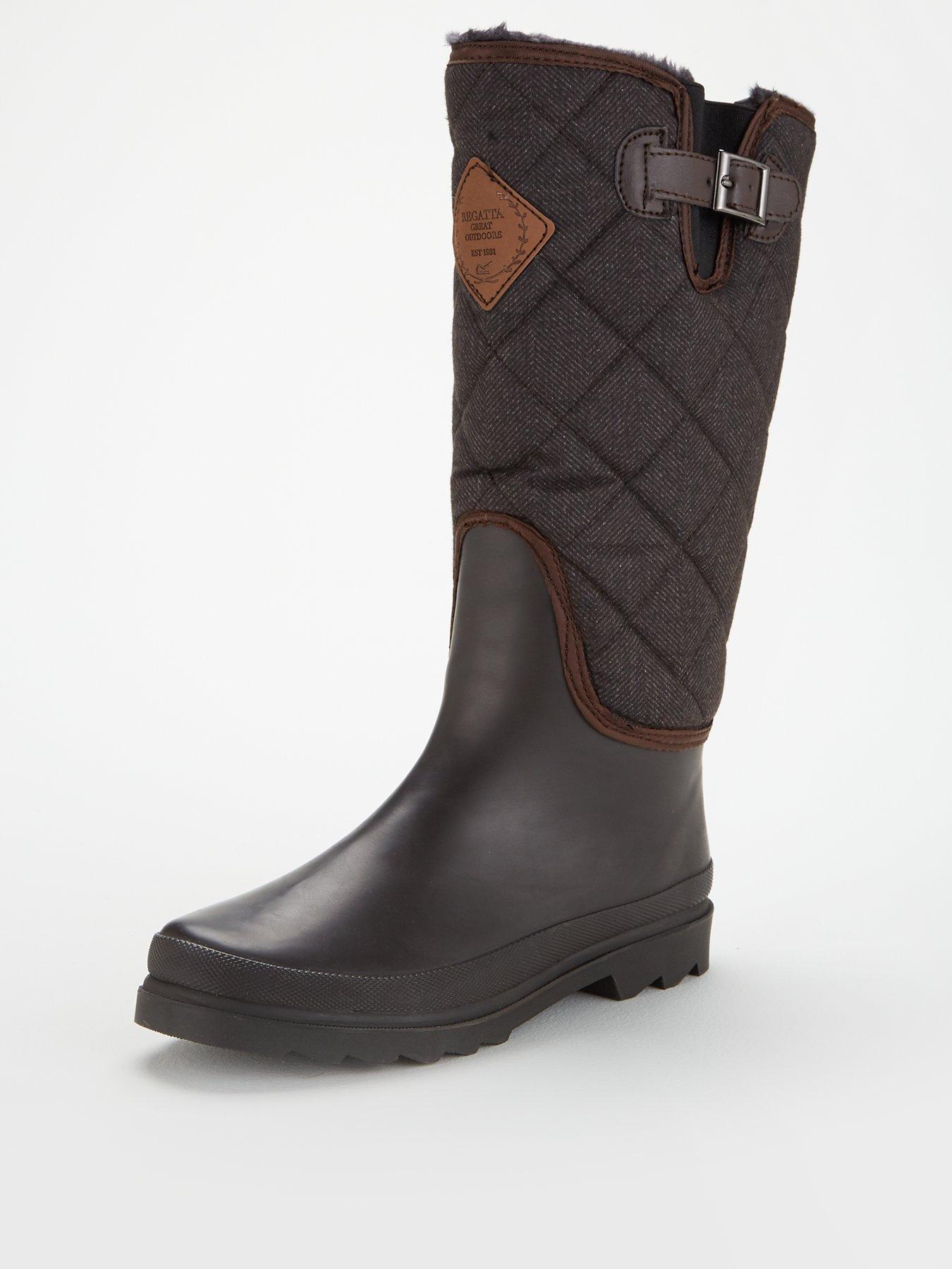 fur lined wellington boots uk
