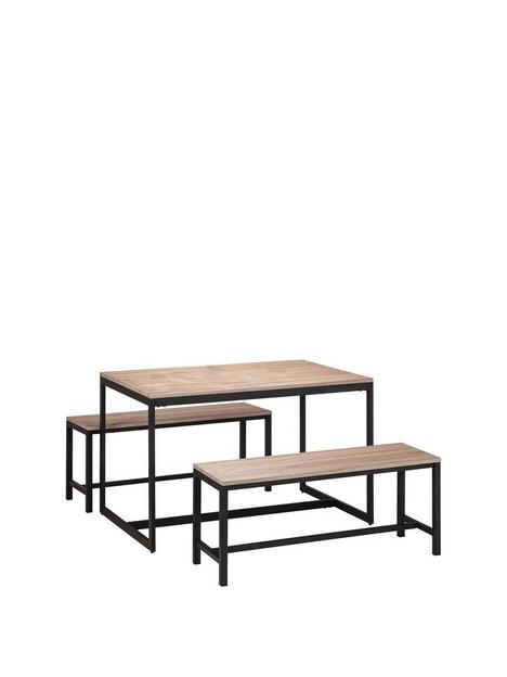 julian-bowen-tribeca-120-cm-dining-table-2-benches