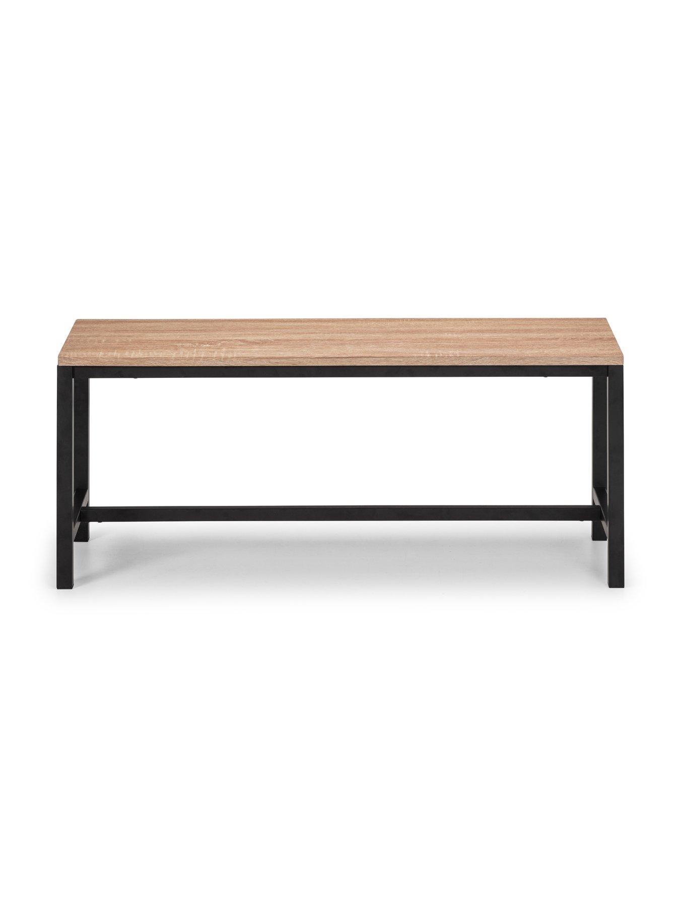 Image 4 of 4 of Julian Bowen Tribeca 120 cm Dining Table + 2 Benches