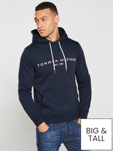 tommy-hilfiger-logo-hoodie-navy
