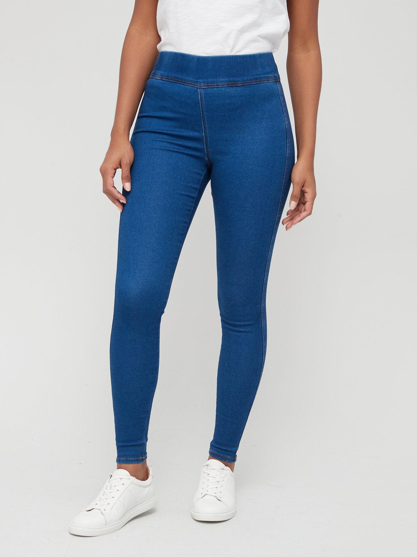 tall white jeggings