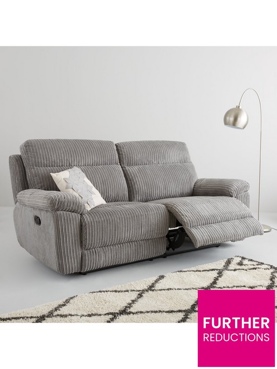 stillFront image of baronnbspfabric-3-seater-manual-recliner-sofa