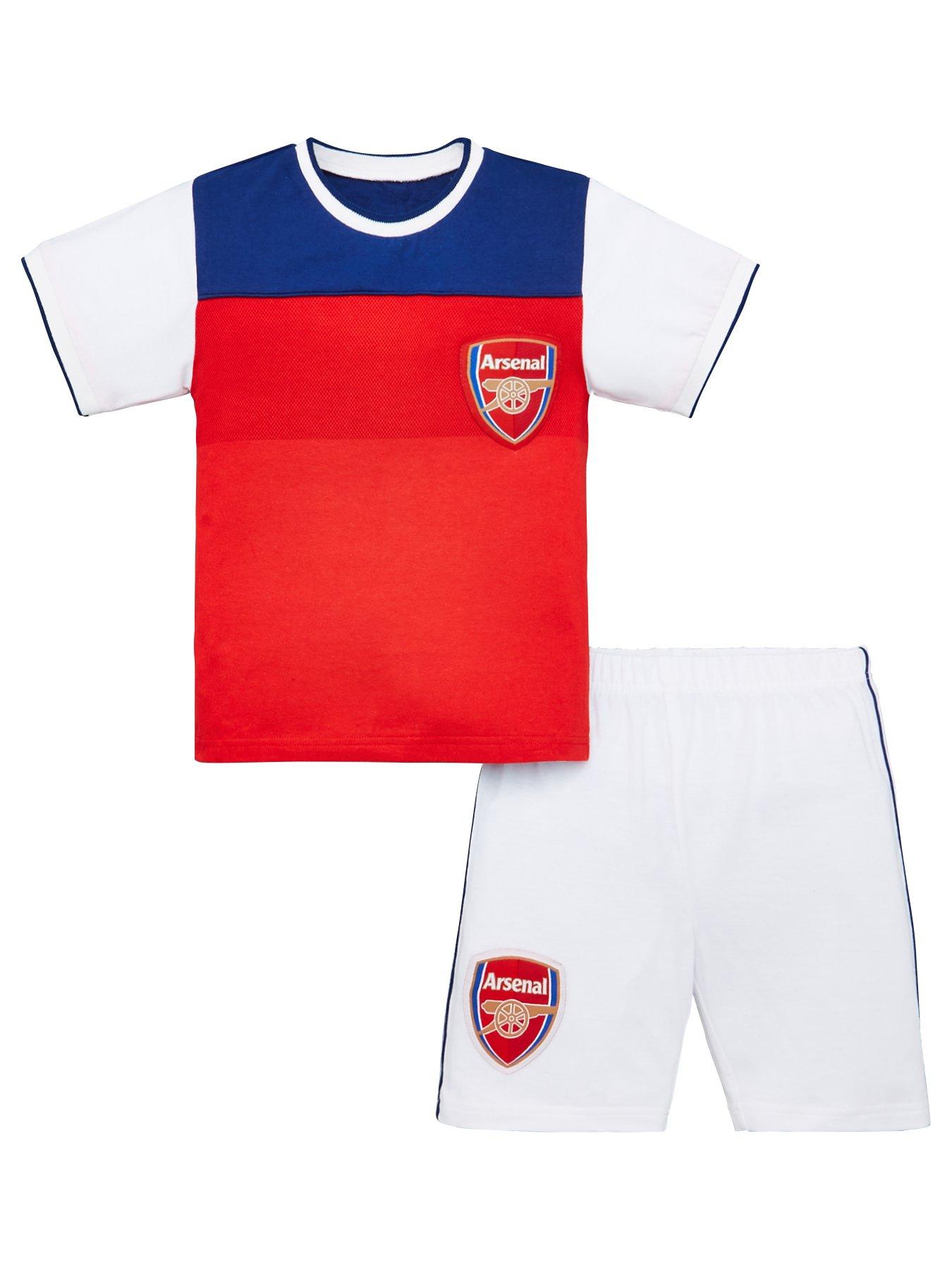 Arsenal Football Kit Childrens Shorty Pyjamas Multi Very Co Uk - arsenal 5 v 2 roblox