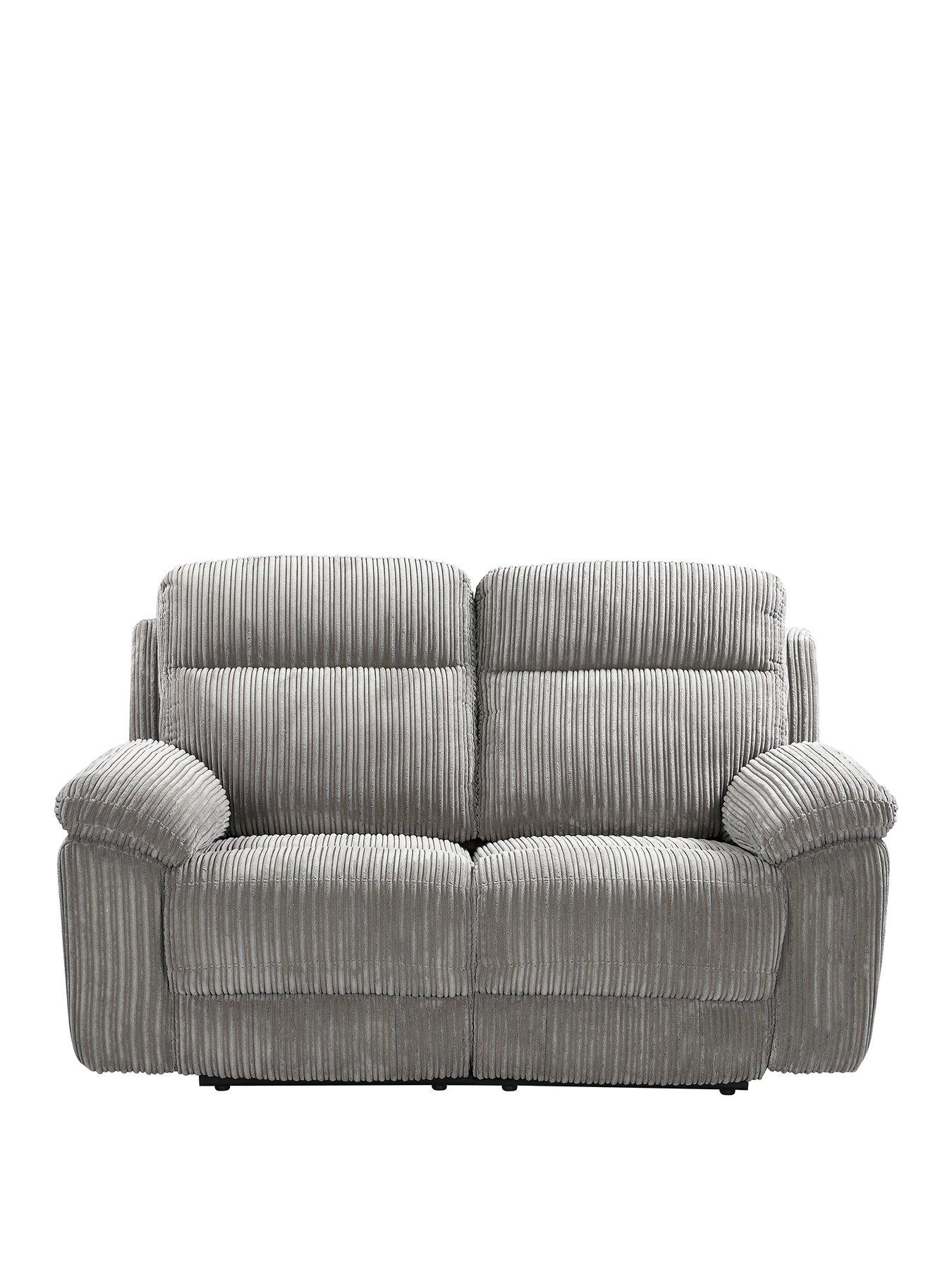 undefined Baron Fabric 2 Seater Manual Recliner Sofa
