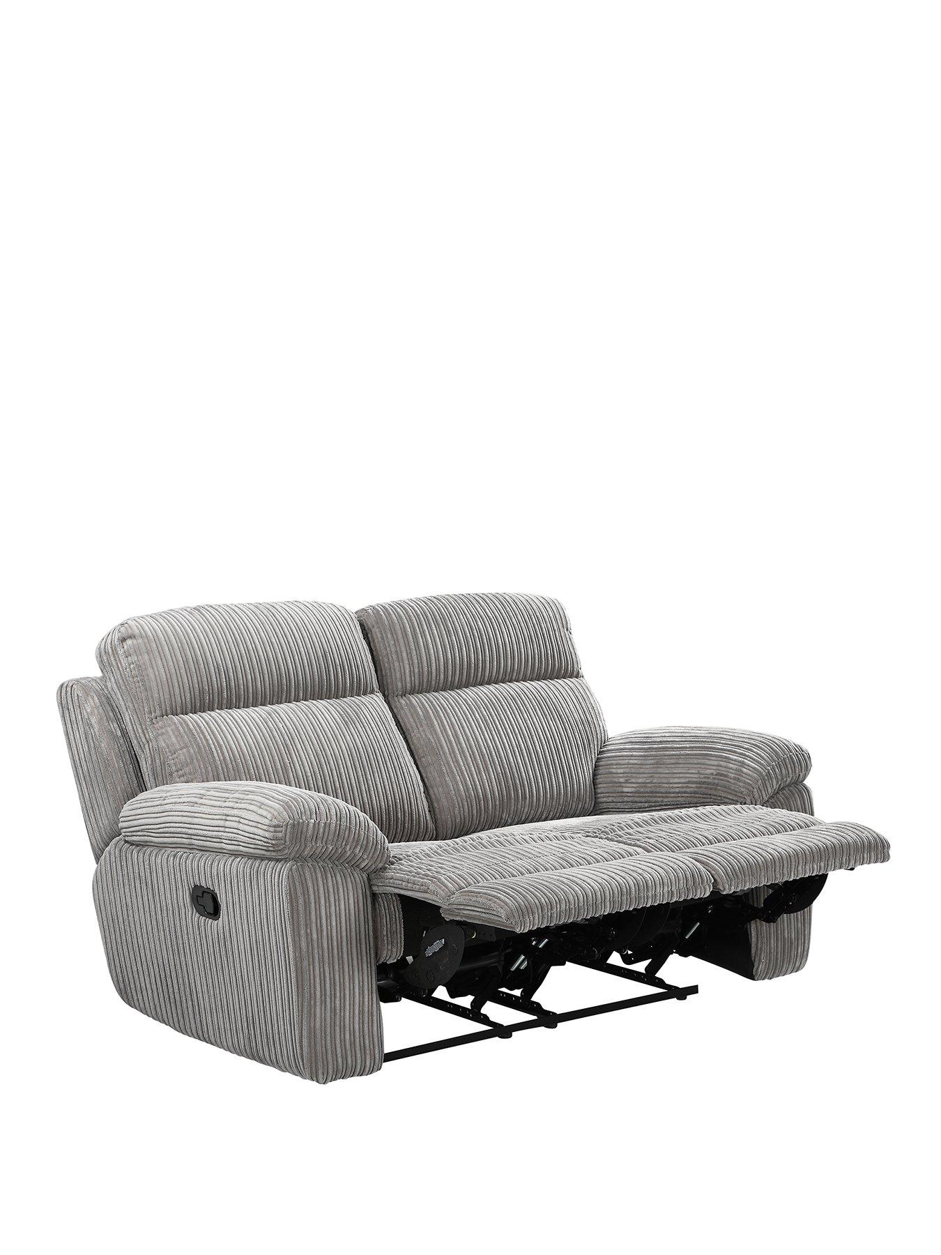 Baron Fabric 2 Seater Manual Recliner Sofa very.co.uk