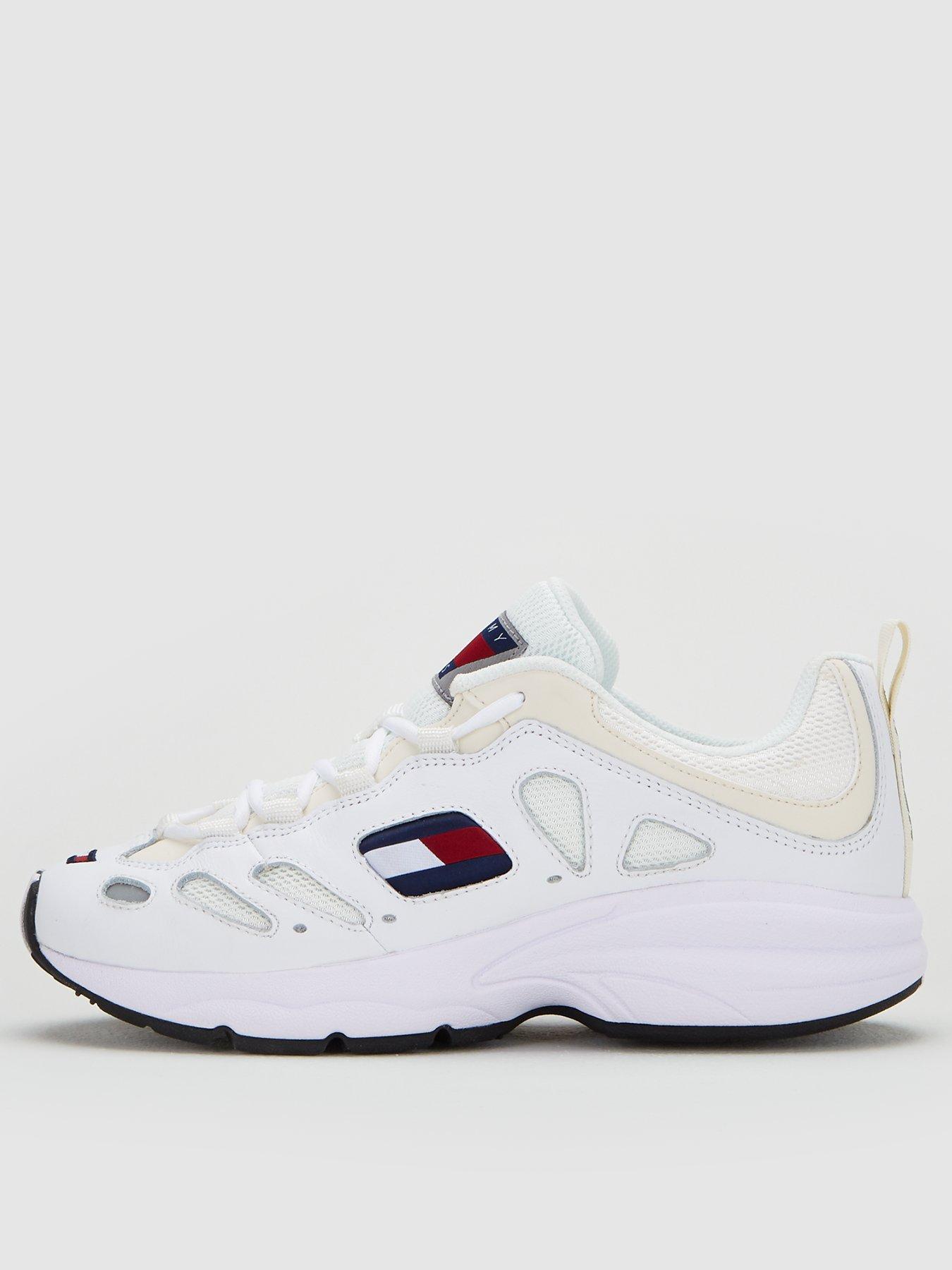tommy hilfiger metallic retro trainers