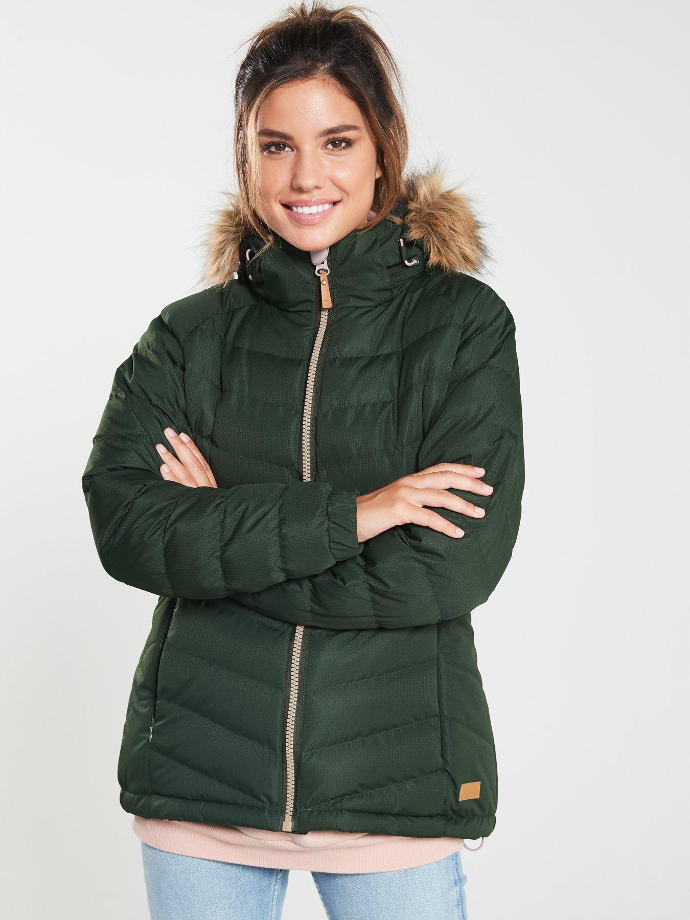 Trespass womens nadina padded cheap hooded jacket