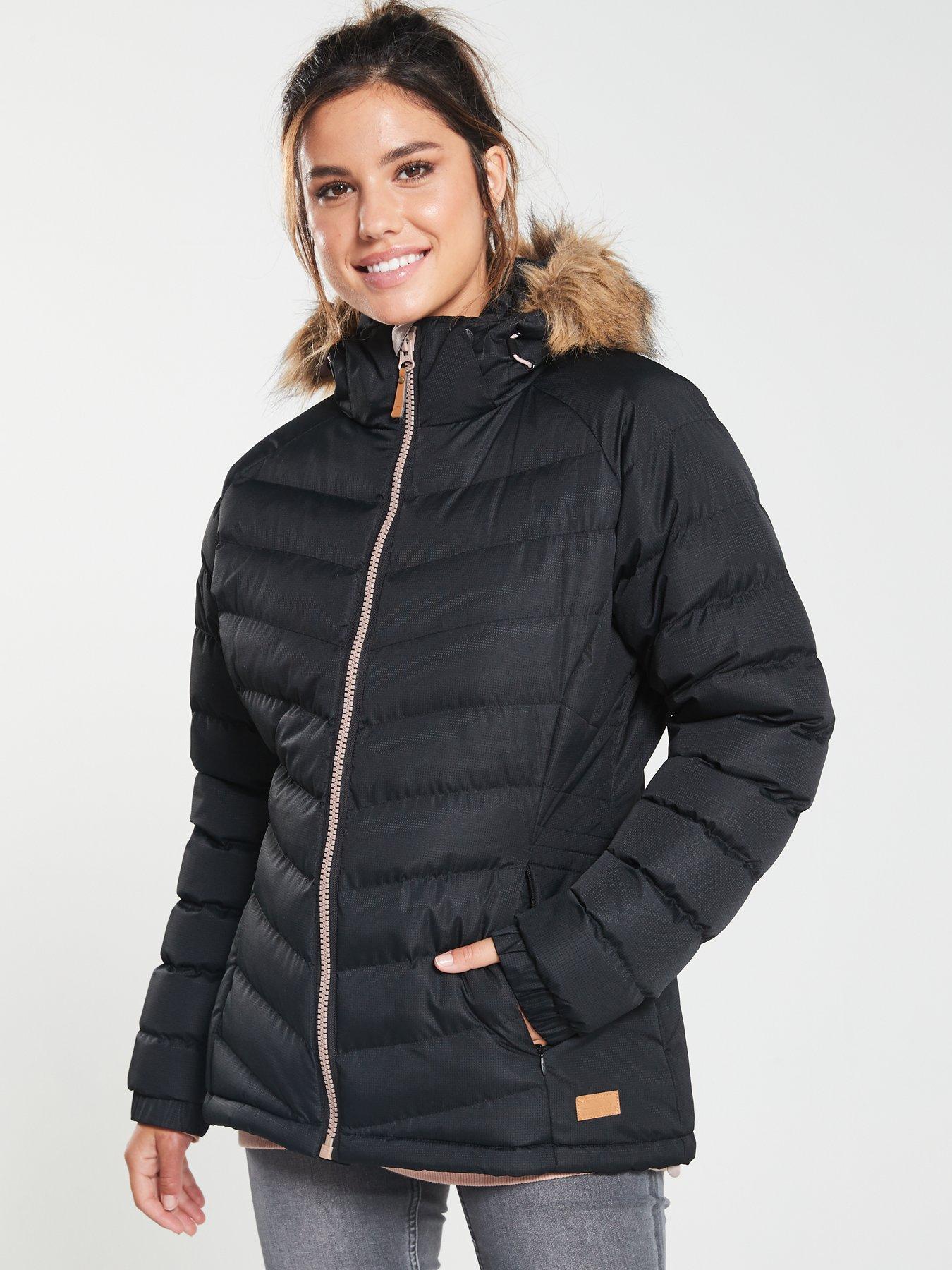 Trespass nadina faux fur trim sales parka